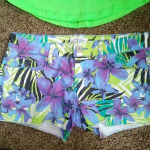 Floral Aeropostale Booty Shorts